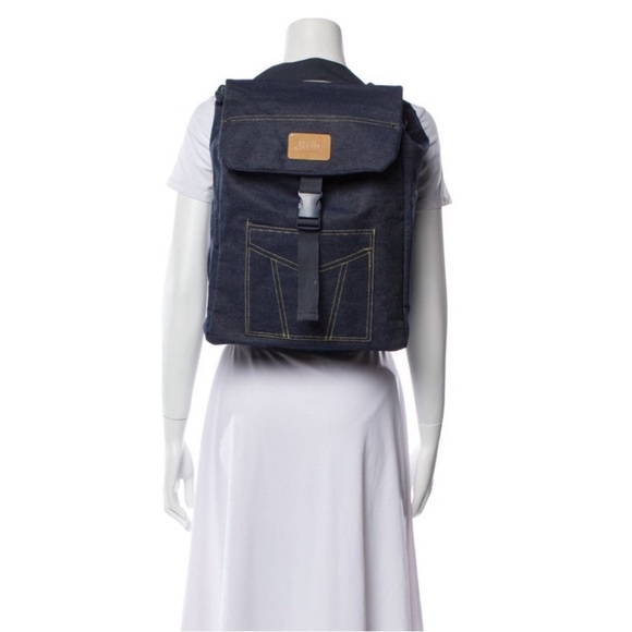 Jean Paul Gaultier Handbags - Jean Paul Gauthier Paris Weekend Limited Edition Denim Blue Backpack Designer